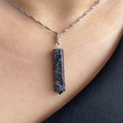 Iolite Polished Pendant