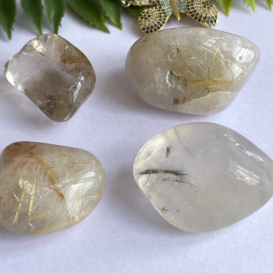 Golden Rutilated Quartz Tumbled