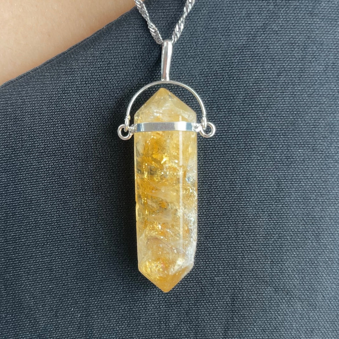 Citrine Polished Pendant