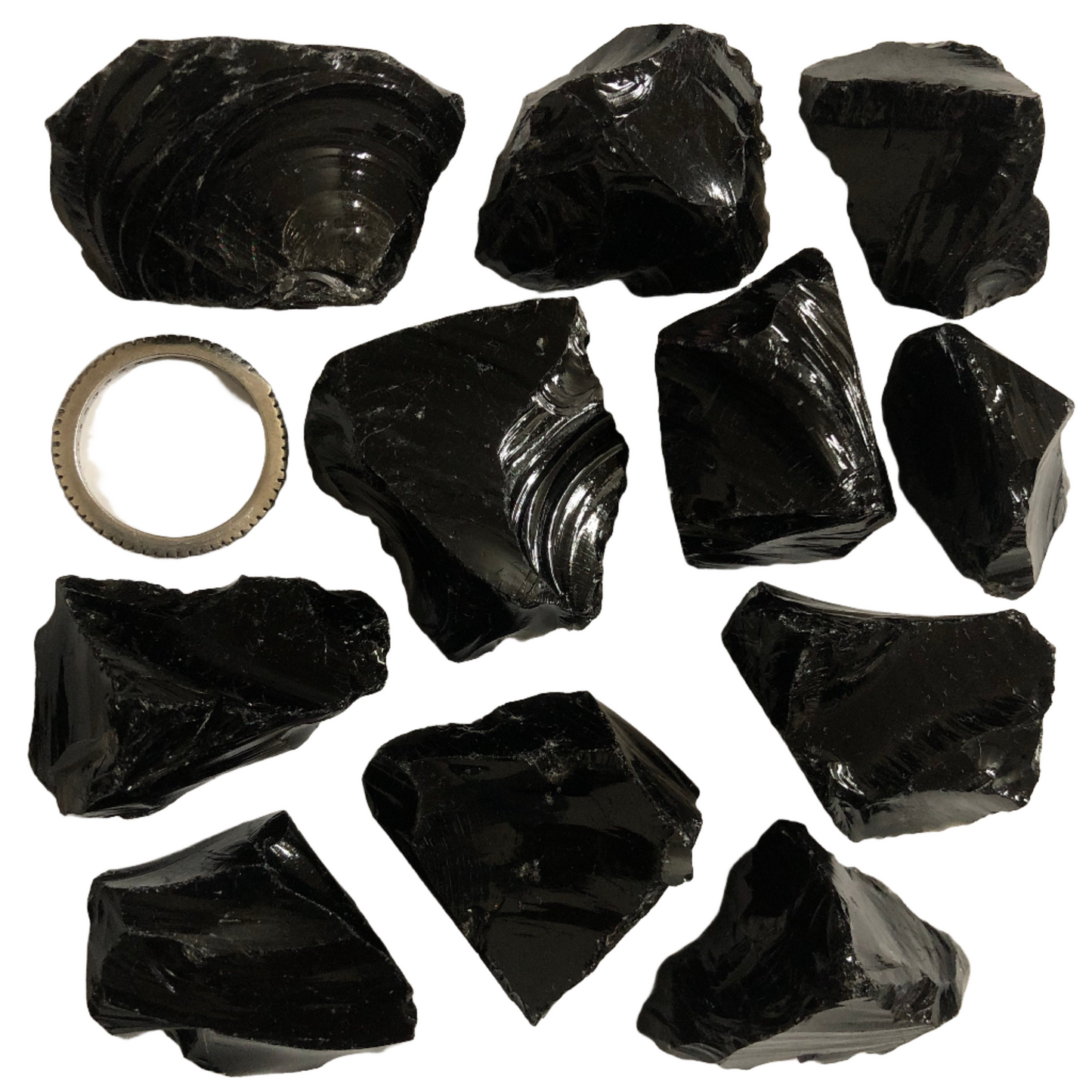 Black Obsidian Rough