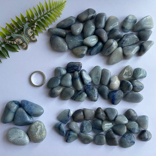 Blue Quartz Tumbled