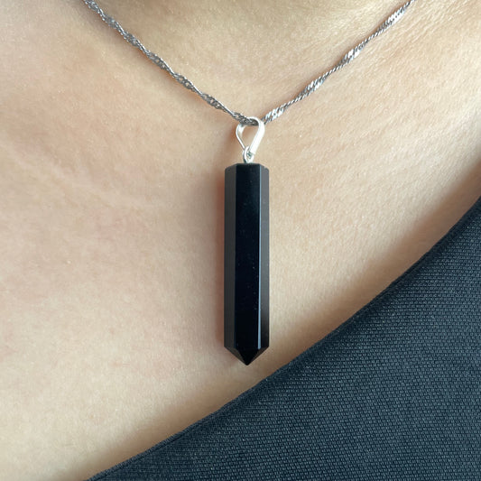 Black Obsidian Pendant